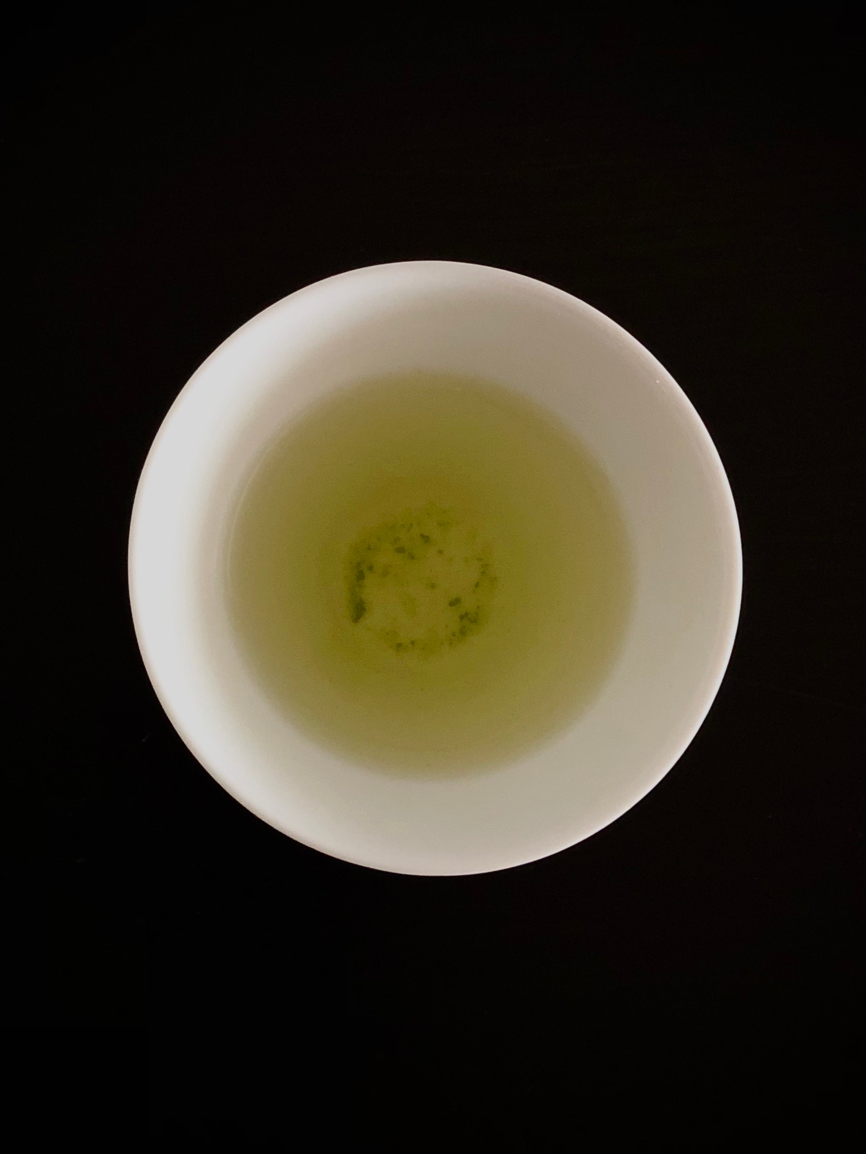 Chamejin gyokuro green tea loose leaf brew top view from Shibushi Kagoshima sold by Sabo Tea Australia – Sakamotoen