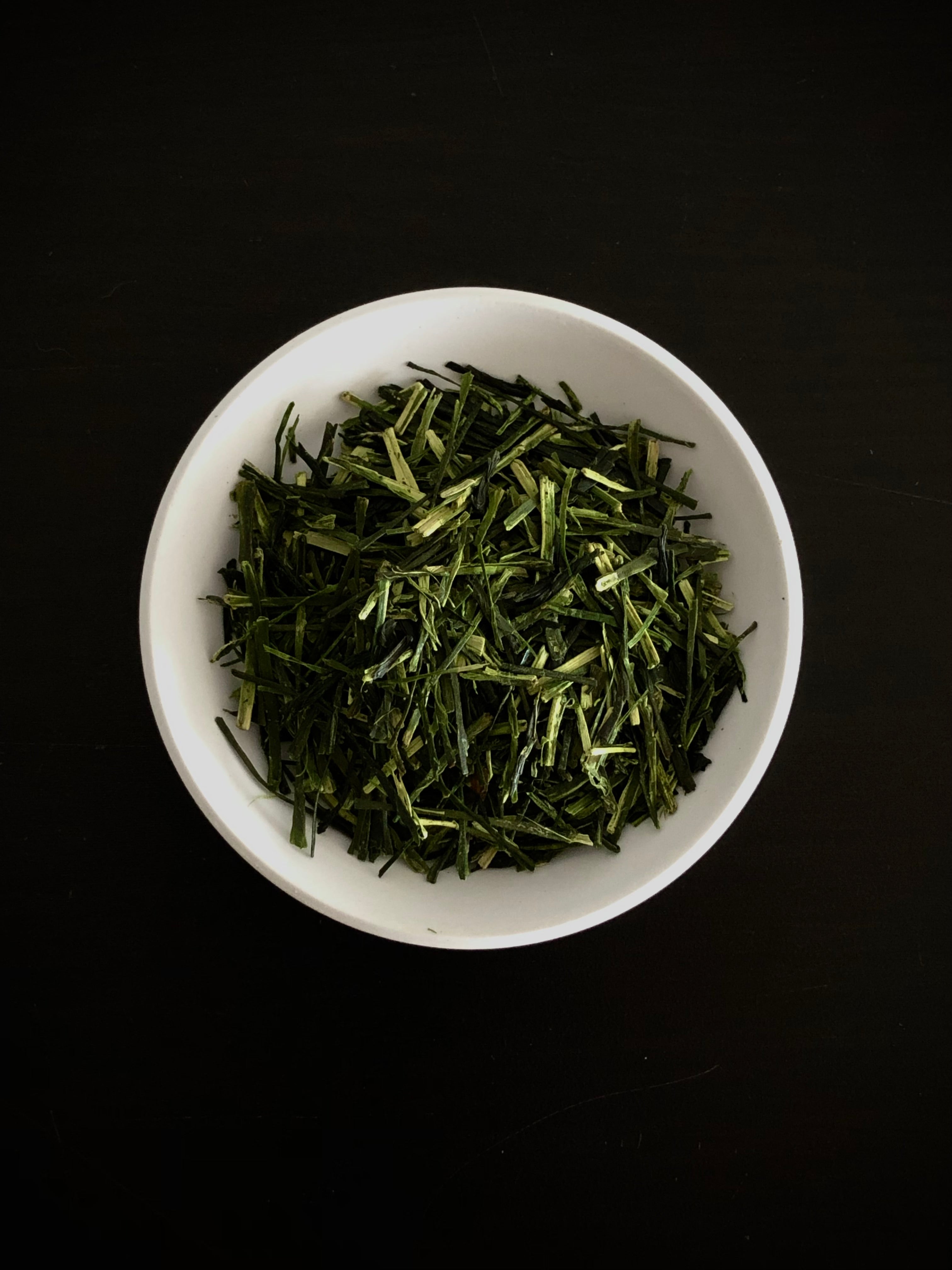 Gyokuro karigane green tea loose leaf from Shibushi Kagoshima sold by Sabo Tea Australia in 30g satchel – Sakamotoen