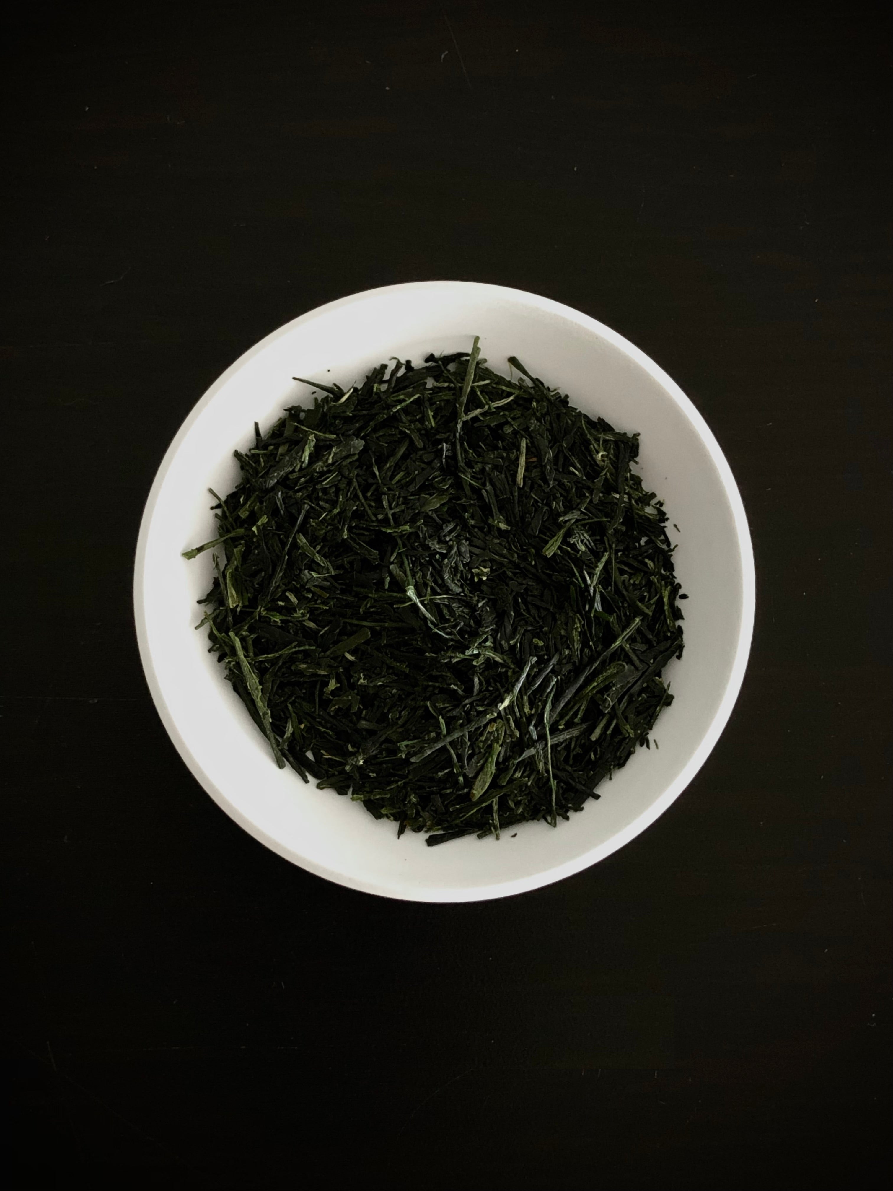 Kokyu gyokuro green tea loose leaf from Yame Fukuoka sold by Sabo Tea Australia in 20g satchel – Chiyonoen